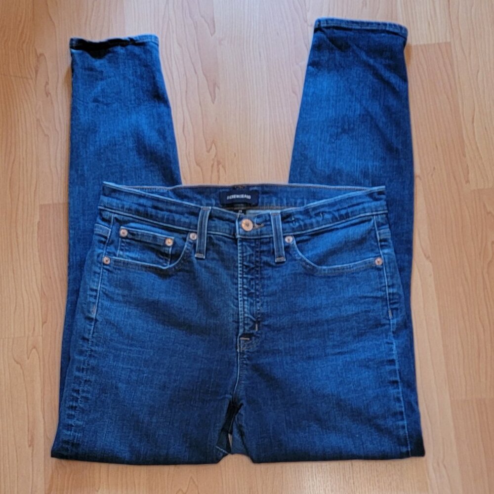 J. Crew 9" High-Rise Toothpick Stretch Denim Jeans - 29 (size 8) - Picture 3 of 9